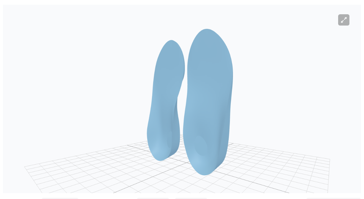Custom basketball insole annotated with deep heel cup, lateral and medial support, cushioned zones, and firm TPU
